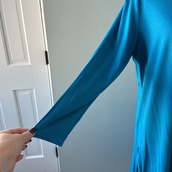 New with tags Eileen Fisher blue tunic size L - Picture 3 of 11